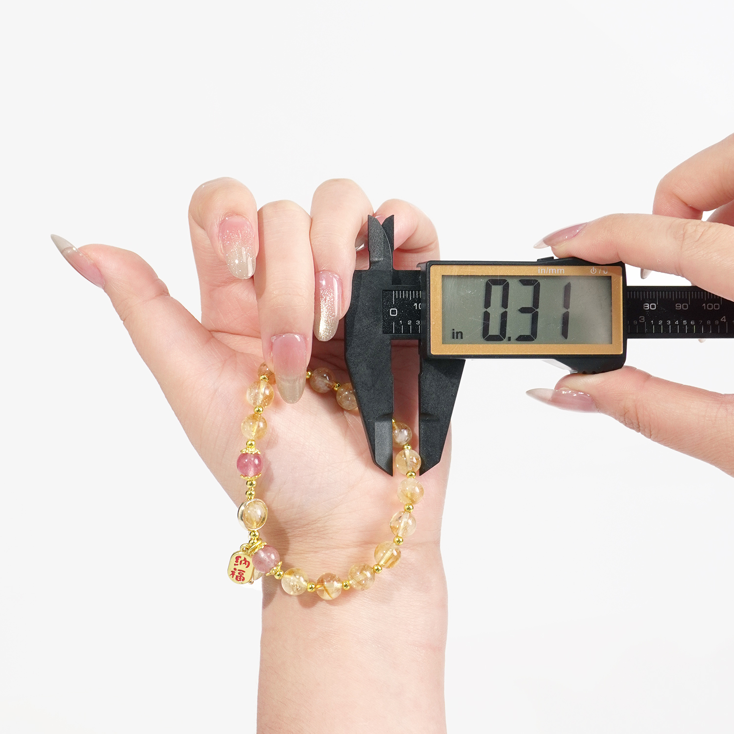 Yellow Tower Crystal + Yellow Crystal bracelet
