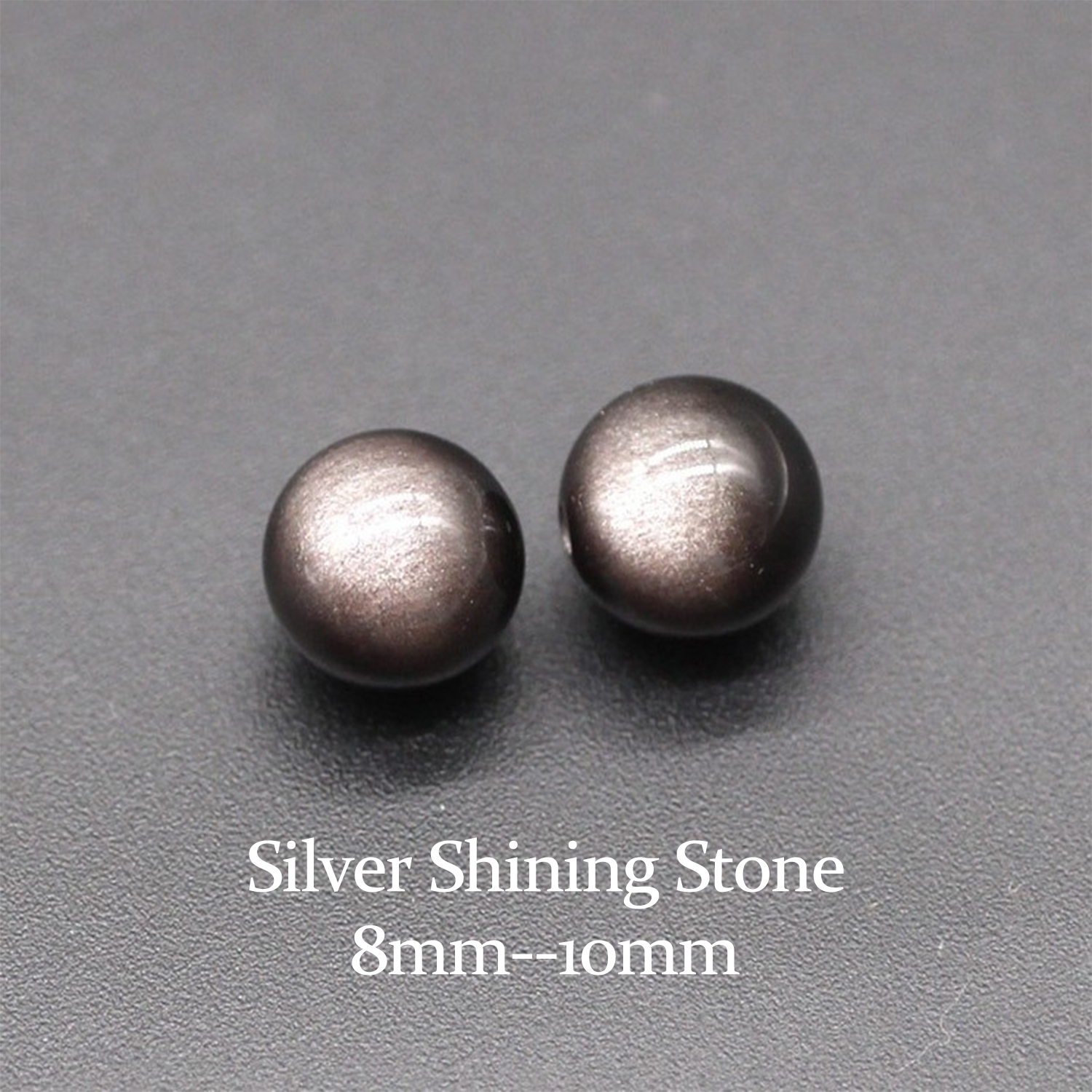Natural Silver jewel [1 bead]
