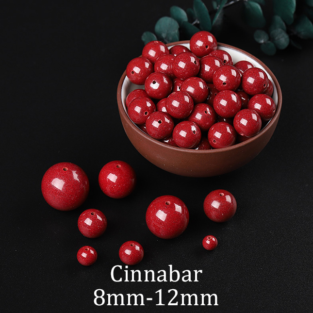 Natural cinnabar [1 bead]