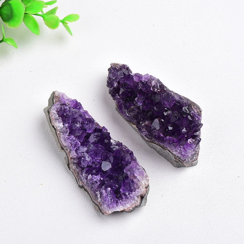 Natural amethyst cluster amethyst cave rough stone polishing