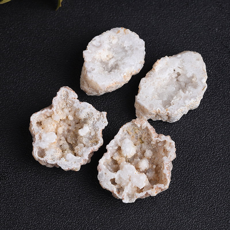 Natural white crystal cave mineral specimen ornament
