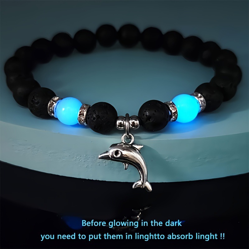 Best-selling men's volcanic stone bracelets